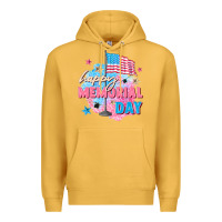 Mustard Happy Memorial Day Premium Hoodie - FaDigitalArtStudio
