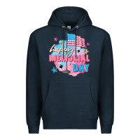 Navy Happy Memorial Day Premium Hoodie - FaDigitalArtStudio