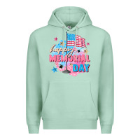 Seafoam Happy Memorial Day Premium Hoodie - FaDigitalArtStudio