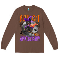 Chestnut Black cat apothecary Long Sleeve Tee - NancyCooperArtShop