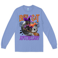 Colony Blue Black cat apothecary Long Sleeve Tee - NancyCooperArtShop