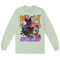 Matcha Black cat apothecary Long Sleeve Tee - NancyCooperArtShop
