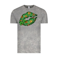 Cloud Rock Green and Leopard Patterned Irish Day Lips Vintage Tee - Bettercallsaul