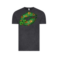 Vintage Black Green and Leopard Patterned Irish Day Lips Vintage Tee - Bettercallsaul