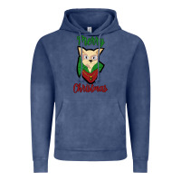 Vintage Denim Merry Christmas Cat Vintage Hoodie - Bettercallsaul