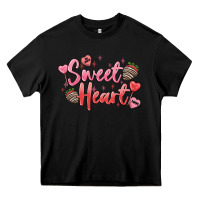 Black sweet heart Heavy Core Tee - MaliasSmallBusiness