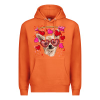 Carrot valentine's day  chihuahua Premium Hoodie - RanaPortraitStore