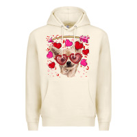 Tofu valentine's day  chihuahua Premium Hoodie - RanaPortraitStore