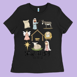 True Story Ladies Tee Designed By Maliassmallbusiness