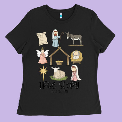 True Story Ladies Tee Designed By Maliassmallbusiness