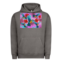 Pigment Tornado Flower Hummingbird Urban Hoodie - Artiststas