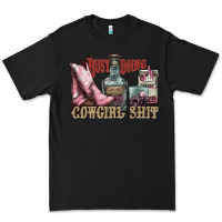 Black busy doing cowgirl shit liquor boots cigarette Premium Tee - NancyCooperArtShop