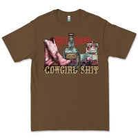 Busy Doing Cowgirl Shit Liquor Boots Cigarette Premium Tee | Teevron