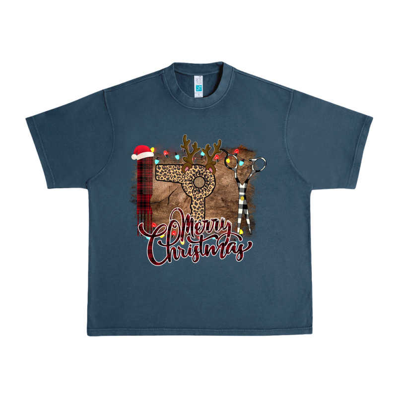 Merry Christmas Hairdresser Urban Heavy Tee by Bettercallsaul | Teevron