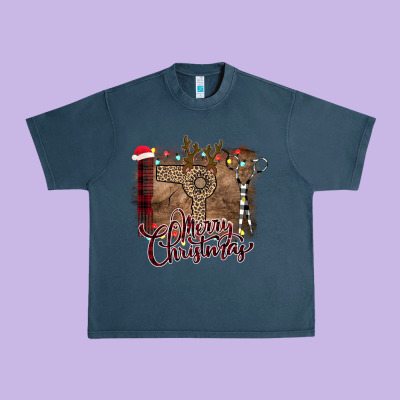 Merry Christmas Hairdresser Urban Heavy Tee Designed By Bettercallsaul