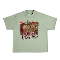 Oil Green Merry Christmas Hairdresser Urban Heavy Tee - Bettercallsaul