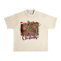 Sandshell Merry Christmas Hairdresser Urban Heavy Tee - Bettercallsaul