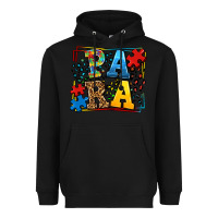 Black autism leopard frame para Heavyweight Hoodie - LillyAllenDesigns