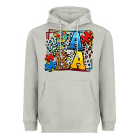 Moon Dust autism leopard frame para Heavyweight Hoodie - LillyAllenDesigns