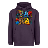 Plum autism leopard frame para Heavyweight Hoodie - LillyAllenDesigns