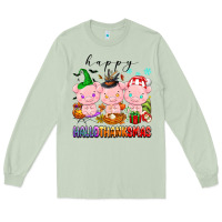 Matcha happy hallothanksmas pigs Long Sleeve Tee - texasbilliewilder