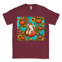 Burgundy fall pumpkin lamb Classic Tee - Jasminsmagicworld