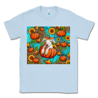 Dusty Blue fall pumpkin lamb Classic Tee - Jasminsmagicworld