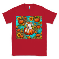 Red fall pumpkin lamb Classic Tee - Jasminsmagicworld