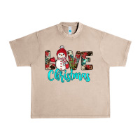 French Oak love christmas snowman Urban Heavy Tee - JahusDesignShop