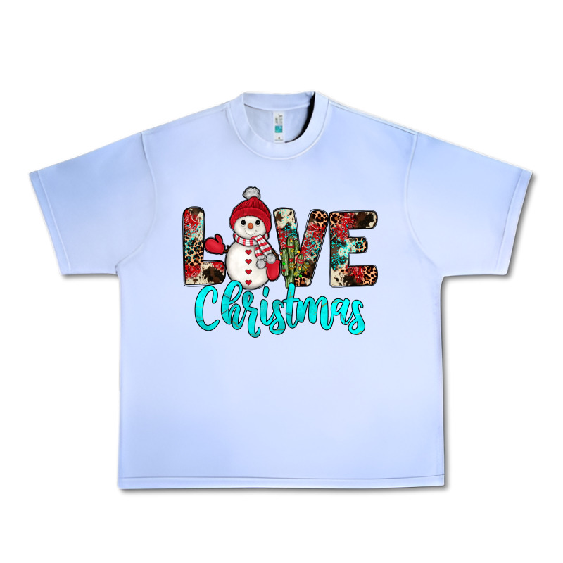 Love Christmas Snowman Urban Heavy Tee by JahusDesignShop | Teevron