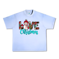 Grape Ice love christmas snowman Urban Heavy Tee - JahusDesignShop