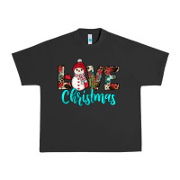 Pigment Black love christmas snowman Urban Heavy Tee - JahusDesignShop
