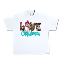 White love christmas snowman Urban Heavy Tee - JahusDesignShop