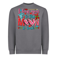 Storm I love you to the moon and back Valentine's Day Heavyweight Sweatshirt - HowdyJamesFarm
