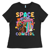 Black space cowgirl Ladies Tee - MaliasSmallBusiness