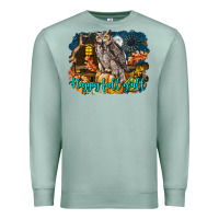 Happy Fall Y'all Owl Premium Sweatshirt | Teevron