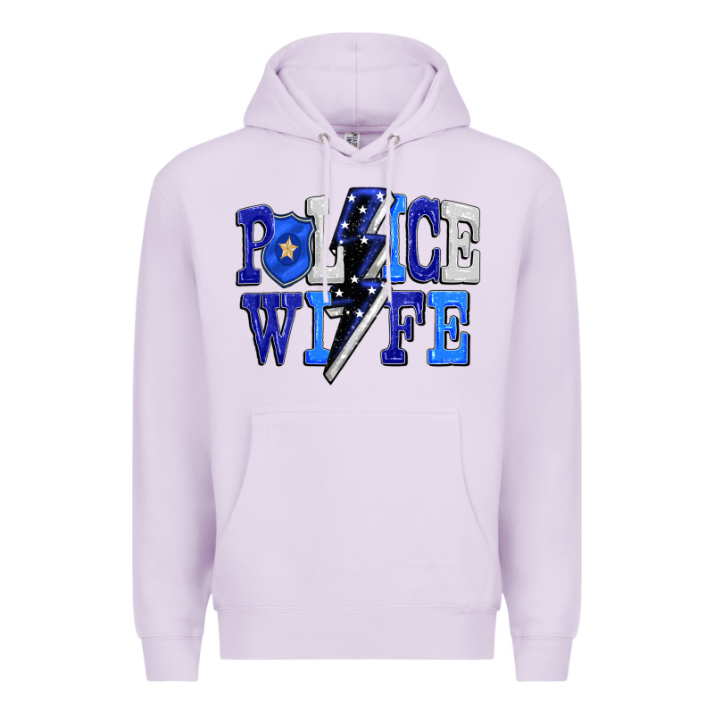 Police Wife Premium Hoodie by FaDigitalArtStudio | Teevron