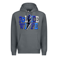Rock Police wife Premium Hoodie - FaDigitalArtStudio