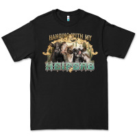 Black hanging with my heifers Premium Tee - NancyCooperArtShop