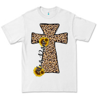 White he is risen leopard cross Premium Tee - JahusDesignShop
