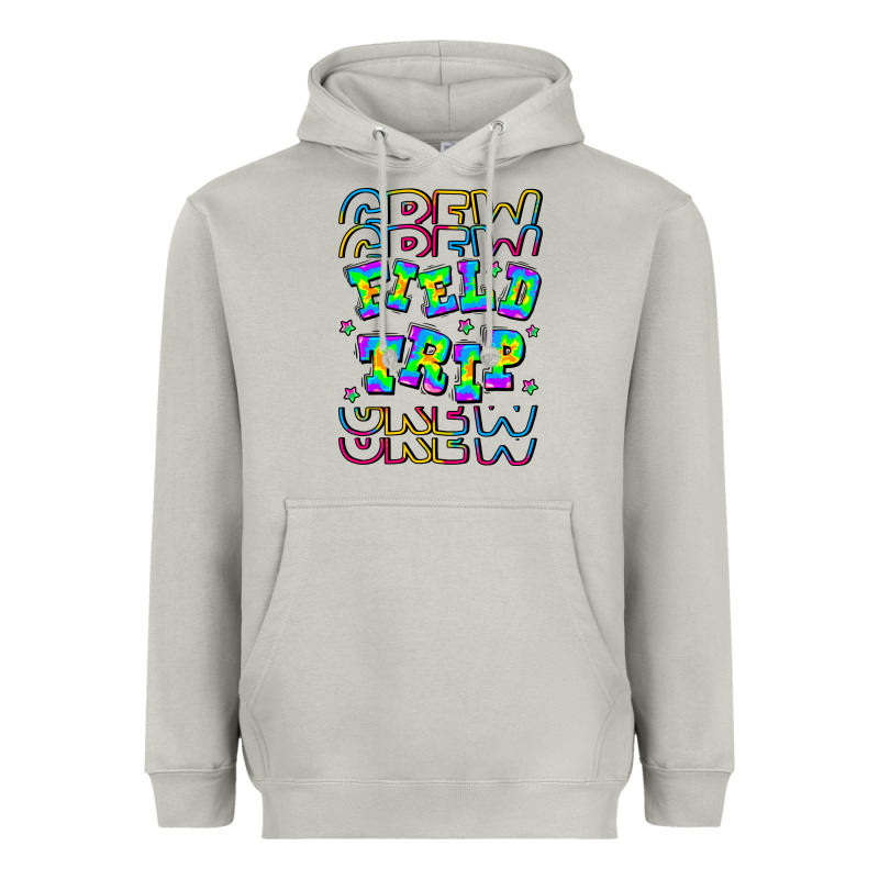 Crew Field Trip Heavyweight Hoodie by CowhideDigitalArt | Teevron