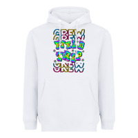 White Crew Field Trip Heavyweight Hoodie - CowhideDigitalArt