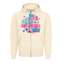 Sandshell Happy Memorial Day Zipper Hoodie - FaDigitalArtStudio
