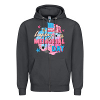 Smoke Happy Memorial Day Zipper Hoodie - FaDigitalArtStudio