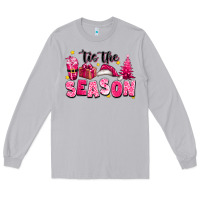 Moon Dust Pink 'tis the season Christmas Long Sleeve Tee - texasbilliewilder