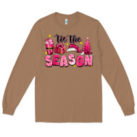 Toasted Coconut Pink 'tis the season Christmas Long Sleeve Tee - texasbilliewilder
