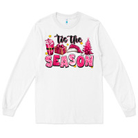 Pink 'tis The Season Christmas Long Sleeve Tee | Teevron