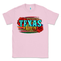 Bubblegum Pink Texas Chica with roses Classic Tee - Jasminsmagicworld