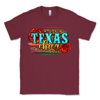 Burgundy Texas Chica with roses Classic Tee - Jasminsmagicworld