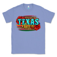 Colony Blue Texas Chica with roses Classic Tee - Jasminsmagicworld